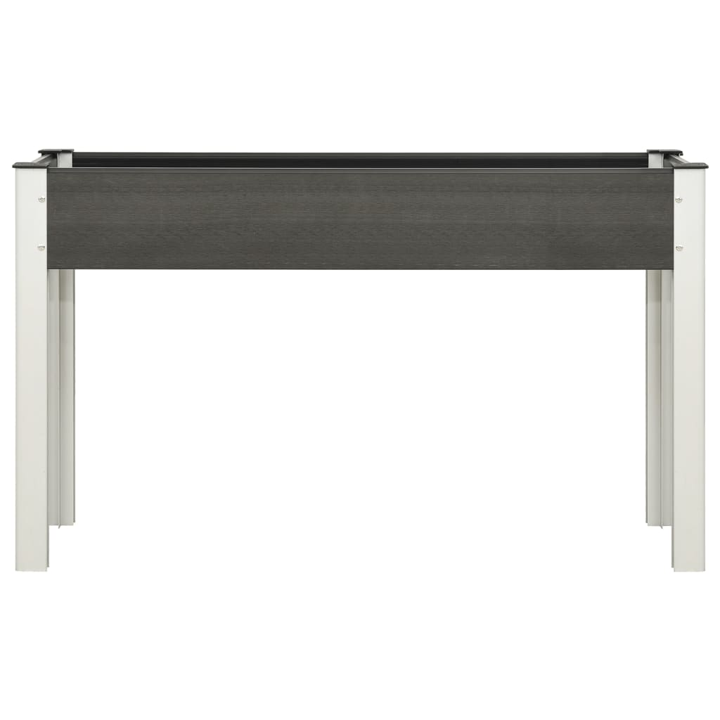 vidaXL Ζαρντινιέρα Κήπου Υπερυψωμένη Γκρι 120x 40 x 75 εκ. από WPC - Image 2