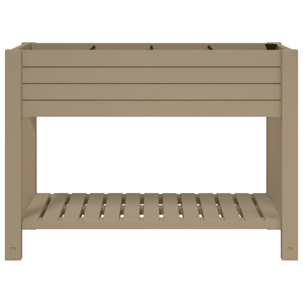 vidaXL Υπερυψωμ. Ζαρντινιέρα Κήπου Αν. Καφέ 110x45x79 εκ. Πολυπρ/λένιο - Image 3
