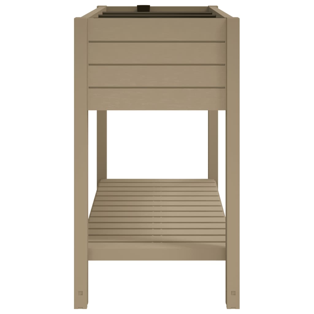 vidaXL Υπερυψωμ. Ζαρντινιέρα Κήπου Αν. Καφέ 110x45x79 εκ. Πολυπρ/λένιο - Image 4