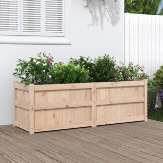 vidaXL Ζαρντινιέρα 150 x 50 x 50 εκ. από Μασίφ Ξύλο Πεύκου