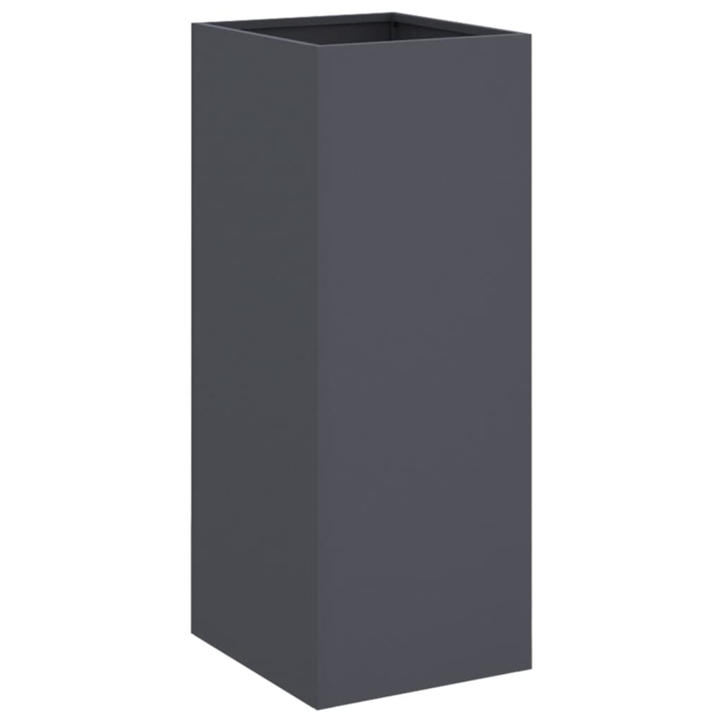 vidaXL Ζαρντινιέρα Ανθρακί 32x29x75 εκ. από Χάλυβα - Image 2