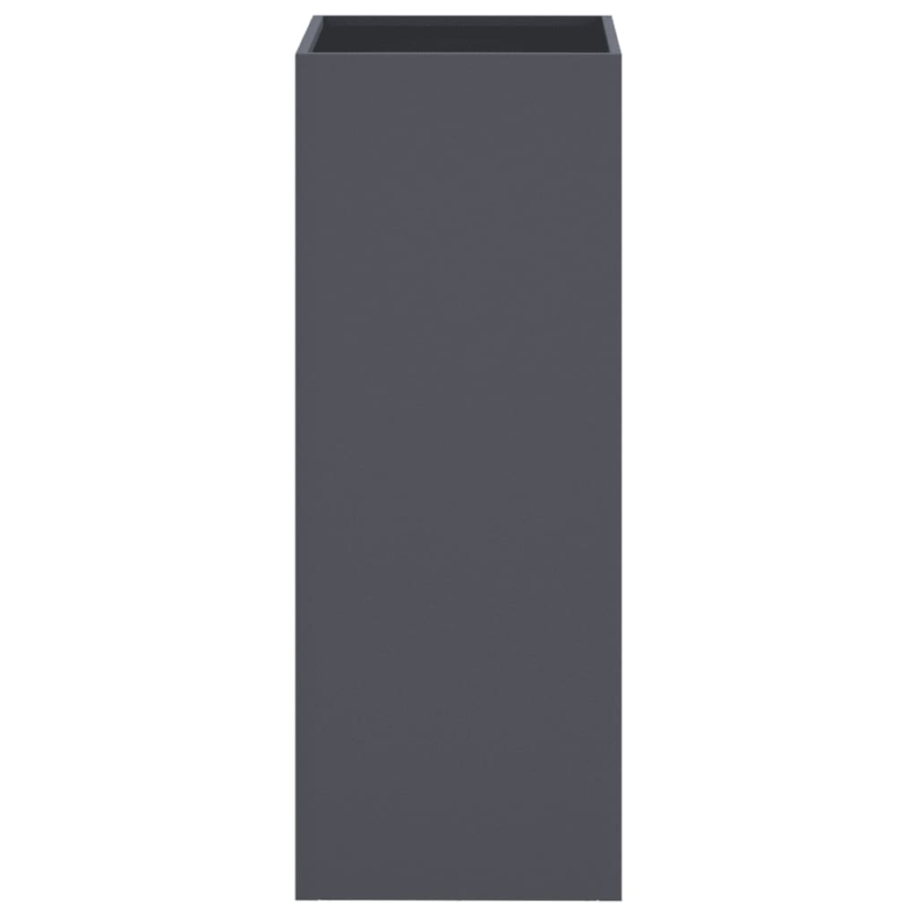 vidaXL Ζαρντινιέρα Ανθρακί 32x29x75 εκ. από Χάλυβα - Image 4
