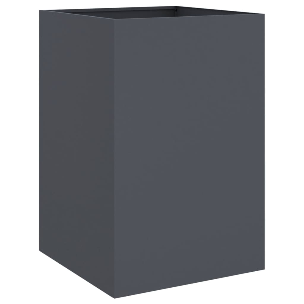 vidaXL Ζαρντινιέρα Ανθρακί 52x48x75 εκ. από Χάλυβα - Image 2
