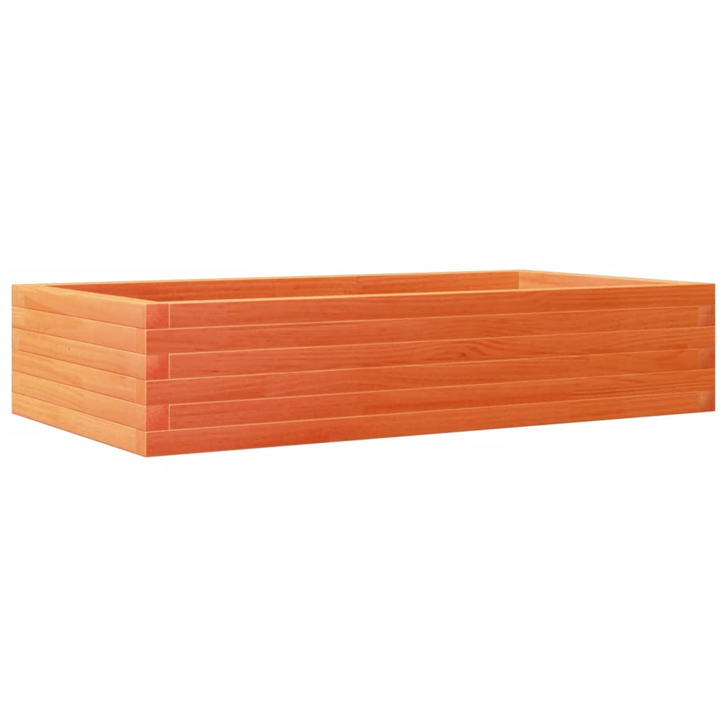 vidaXL Ζαρντινιέρα Καφέ Κεριού 110x60x23 εκ. από Μασίφ Ξύλο Πεύκου - Image 2
