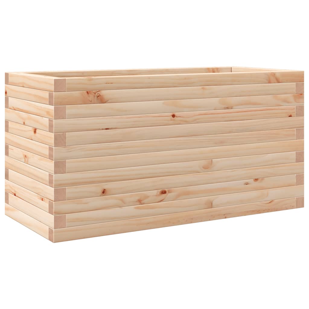 vidaXL Ζαρντινιέρα Κήπου 90x40x45,5 εκ από Μασίφ Ξύλο Πεύκου - Image 2