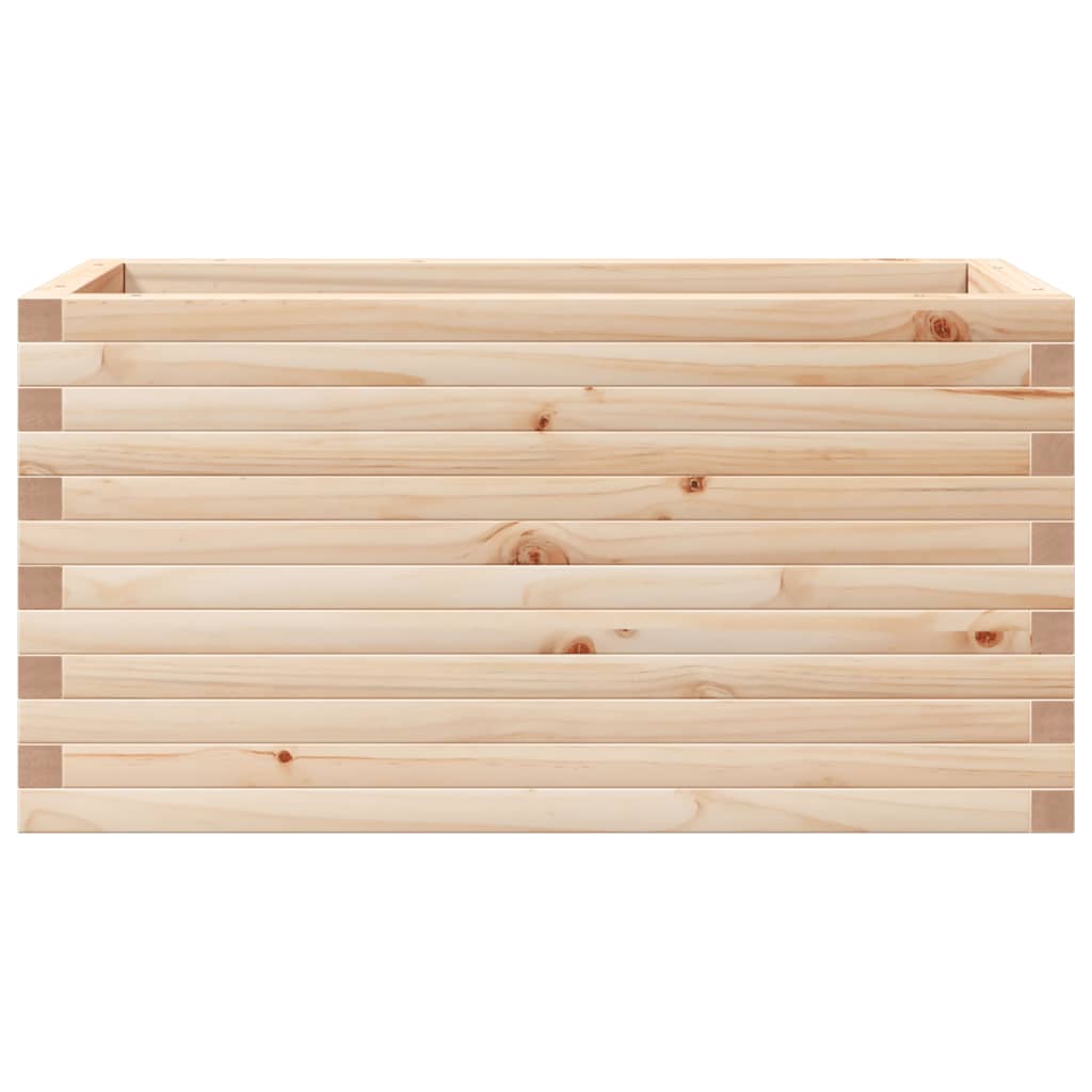 vidaXL Ζαρντινιέρα Κήπου 90x40x45,5 εκ από Μασίφ Ξύλο Πεύκου - Image 5