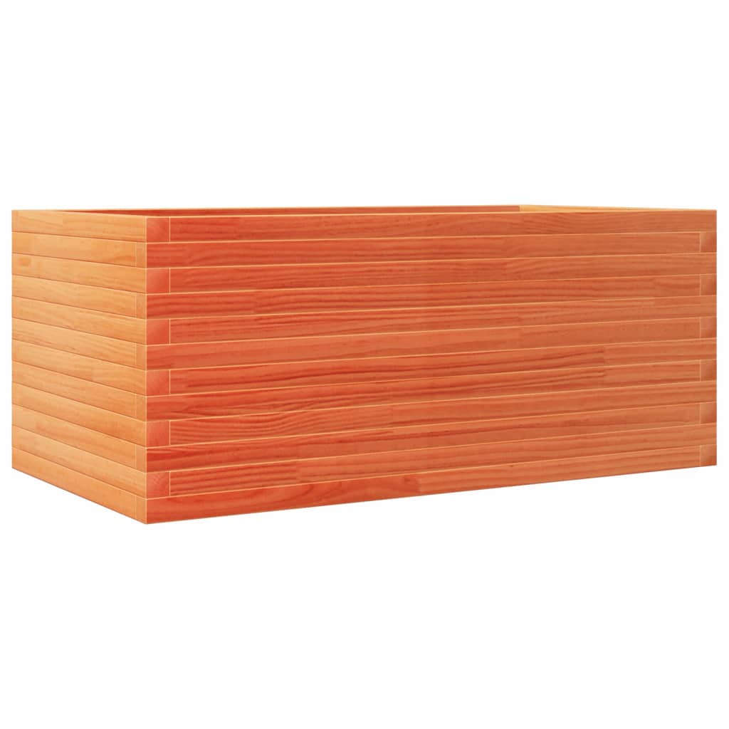 vidaXL Ζαρντινιέρα Καφέ Κεριού 110x60x45,5 εκ. από Μασίφ Ξύλο Πεύκου - Image 2