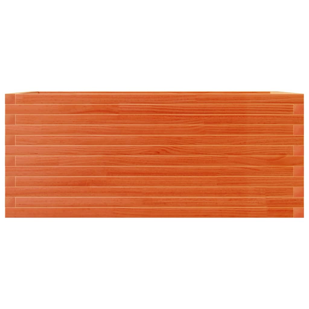 vidaXL Ζαρντινιέρα Καφέ Κεριού 110x60x45,5 εκ. από Μασίφ Ξύλο Πεύκου - Image 5