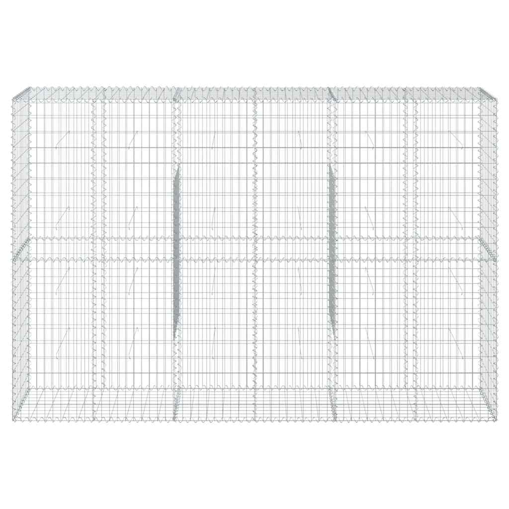 vidaXL Συρματοκιβώτιο με Κάλυμμα 300x50x200εκ. από Γαλβανισμένο Χάλυβα - Image 3