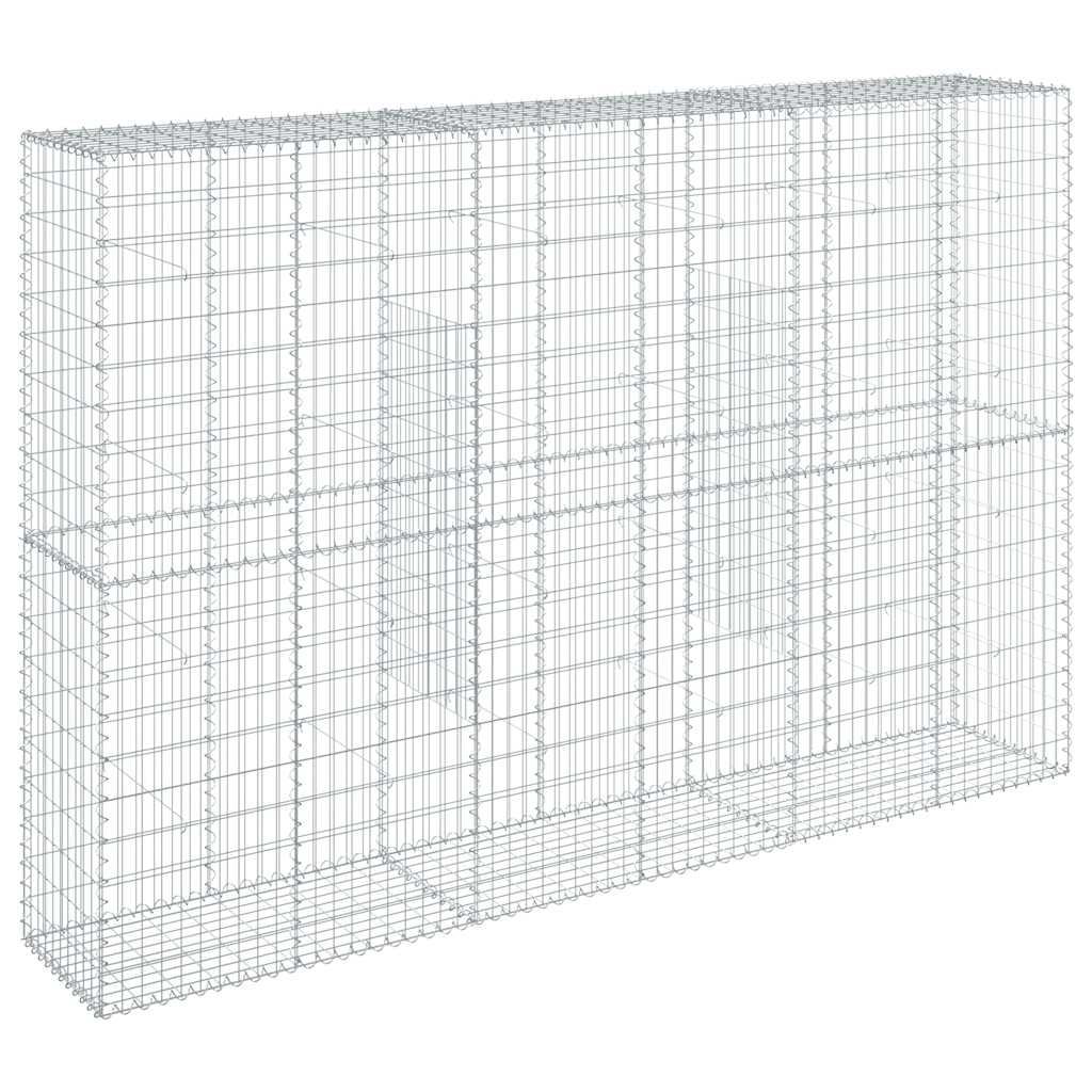 vidaXL Συρματοκιβώτιο με Κάλυμμα 300x50x200εκ. από Γαλβανισμένο Χάλυβα - Image 5
