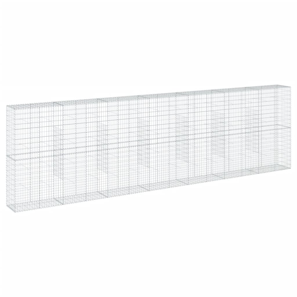 vidaXL Συρματοκιβώτιο με Κάλυμμα 700x50x200εκ. από Γαλβανισμένο Χάλυβα - Image 2