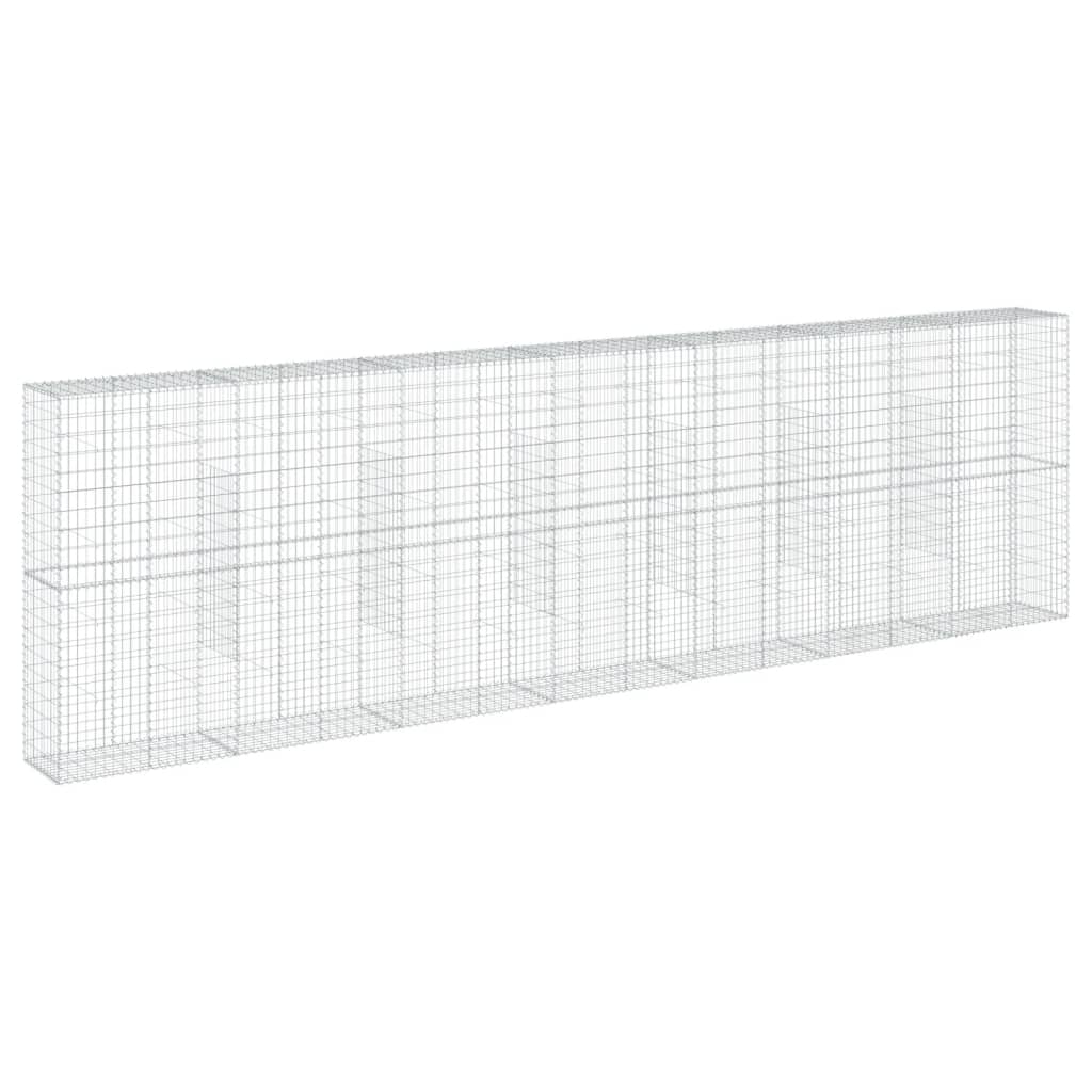 vidaXL Συρματοκιβώτιο με Κάλυμμα 700x50x200εκ. από Γαλβανισμένο Χάλυβα - Image 5