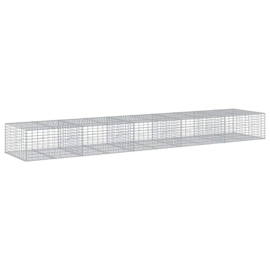 vidaXL Συρματοκιβώτιο με Κάλυμμα 500x100x50εκ. από Γαλβανισμένο Χάλυβα - Image 2