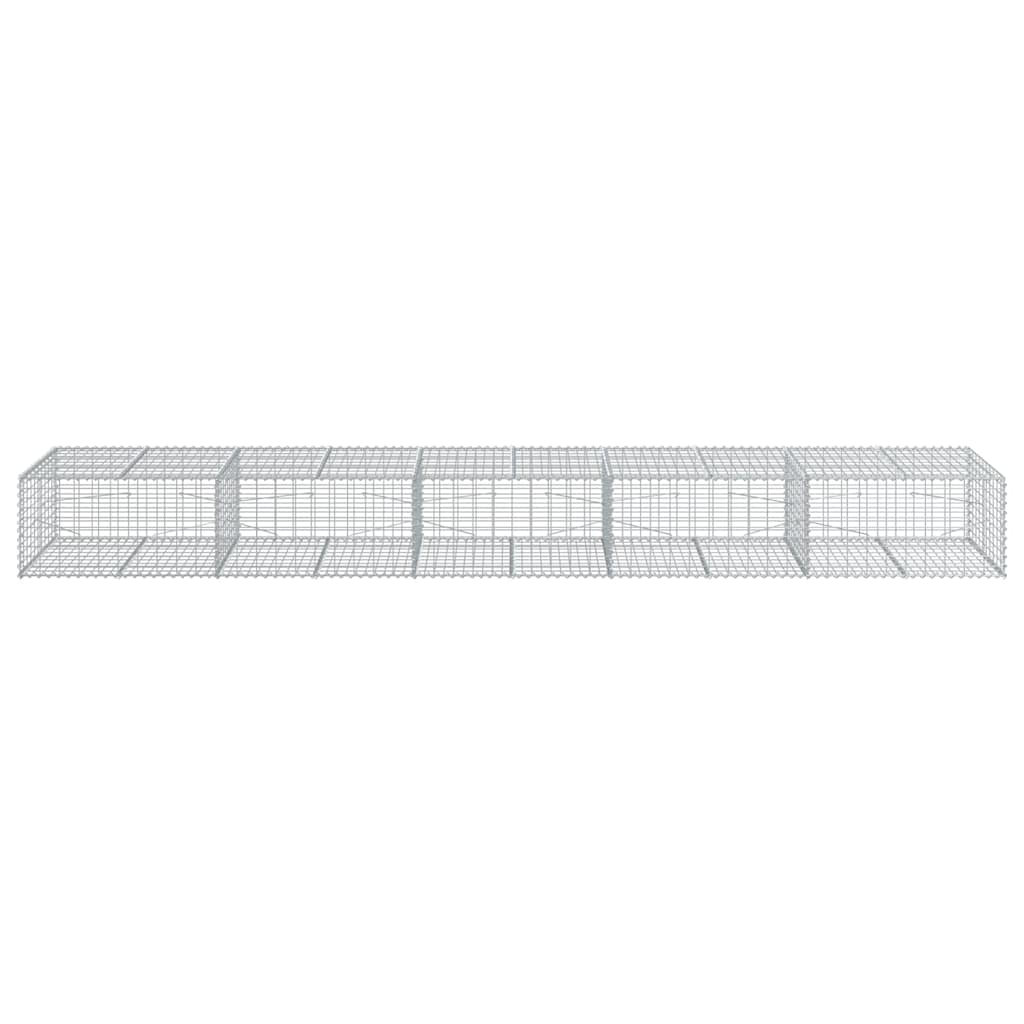 vidaXL Συρματοκιβώτιο με Κάλυμμα 500x100x50εκ. από Γαλβανισμένο Χάλυβα - Image 3
