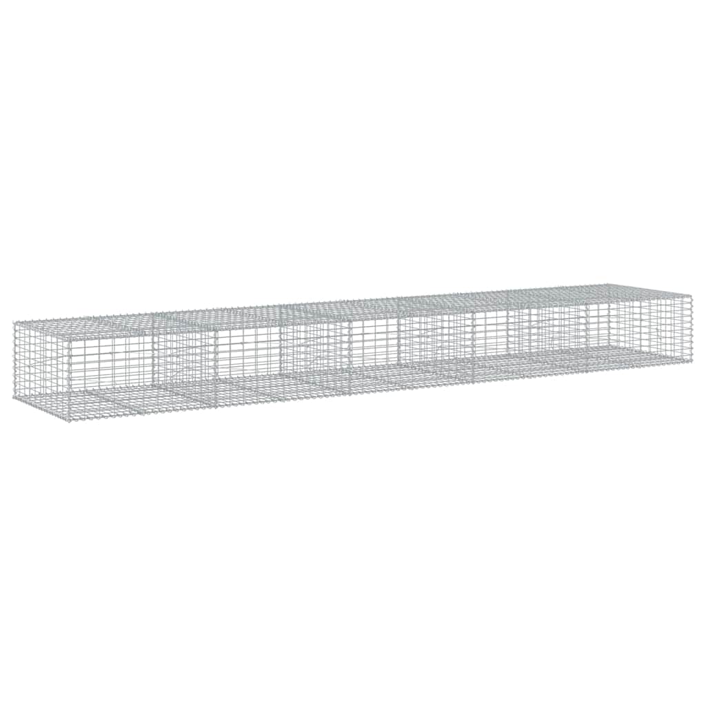 vidaXL Συρματοκιβώτιο με Κάλυμμα 500x100x50εκ. από Γαλβανισμένο Χάλυβα - Image 5