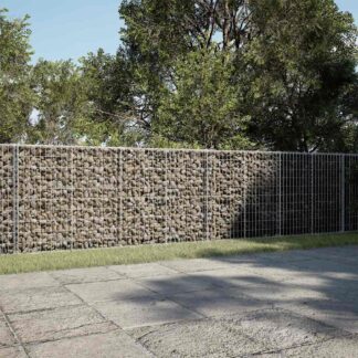 vidaXL Συρματοκιβώτιο με Κάλυμμα 850x100x100εκ από Γαλβανισμένο Χάλυβα