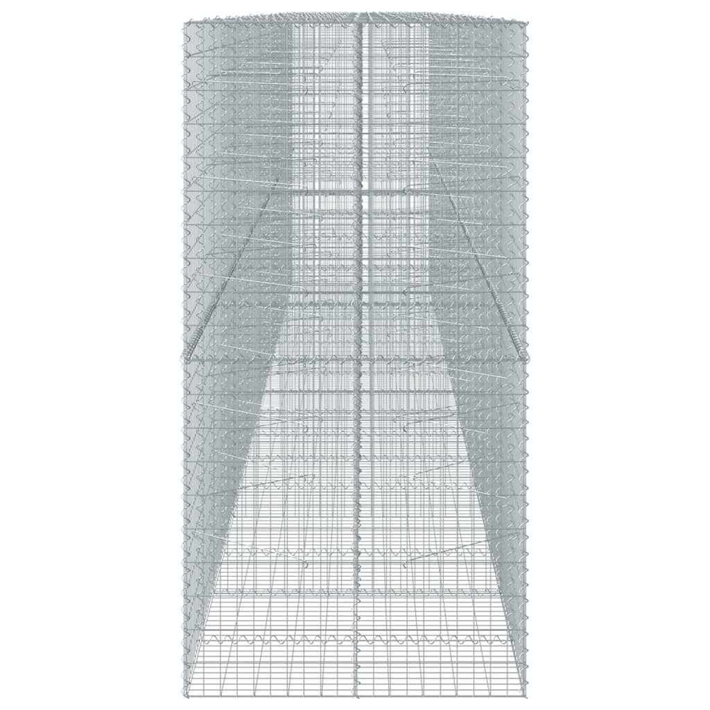 vidaXL Συρματοκιβώτιο με Κάλυμμα 850x100x200εκ από Γαλβανισμένο Χάλυβα - Image 4