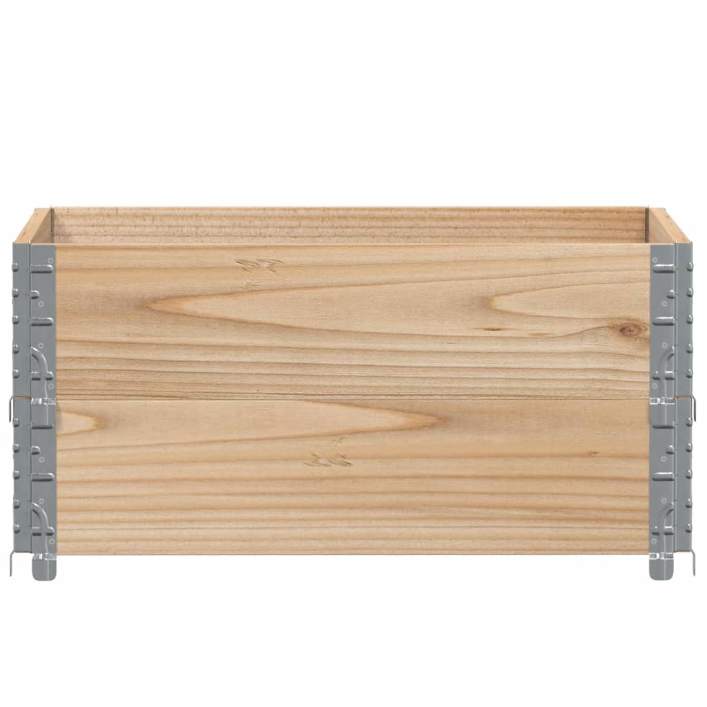 vidaXL Ζαρντινιέρα Κήπου 80x60 εκ από Μασίφ Ξύλο Πεύκου - Image 3