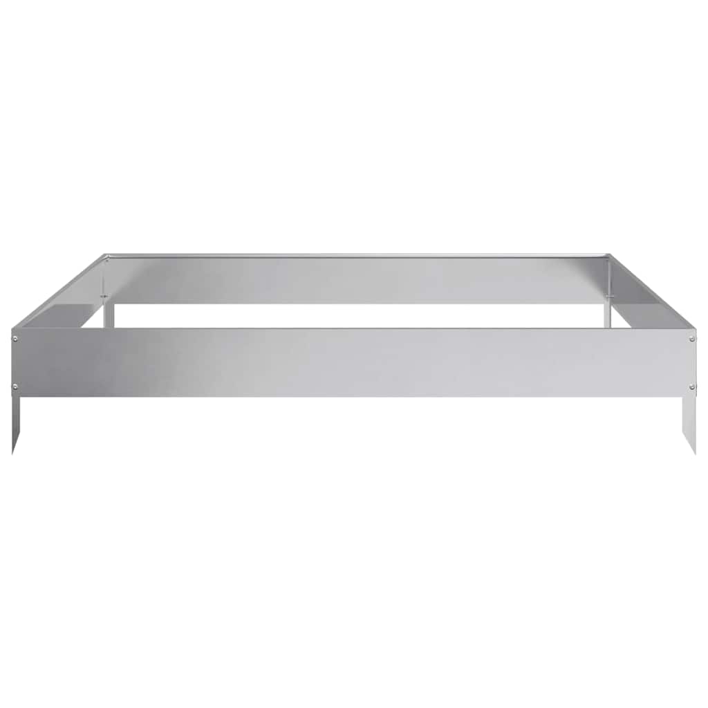 vidaXL Ζαρντινιέρα Υπερυψωμένη 100x100x18,5 εκ. Γαλβανισμένο Χάλυβα - Image 4