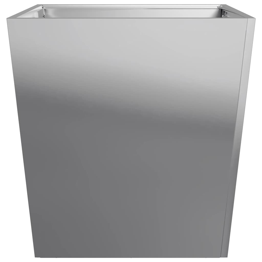 vidaXL Ζαρντινιέρα Κήπου 50x50x50 εκ. από Γαλβανισμένο Χάλυβα - Image 5