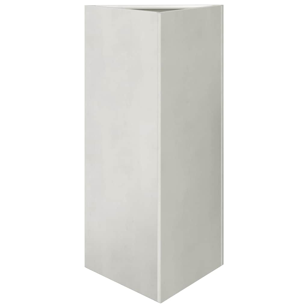 vidaXL Ζαρντινιέρες Κήπου 2 τεμ. Τρίγωνο 40x34,5x75 εκ Ανοξείδωτο Ατσάλι - Image 5