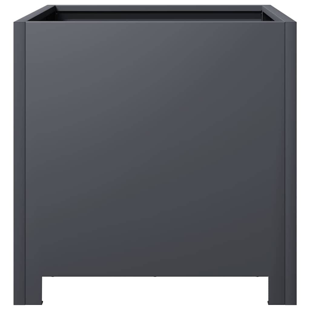 vidaXL Ζαρντινιέρα Κήπου Ανθρακί 40x40x40 εκ. από Ατσάλι - Image 5