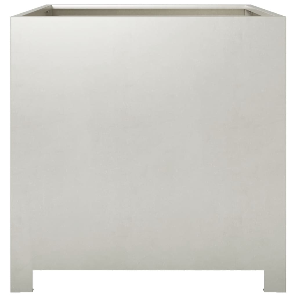 vidaXL Ζαρντινιέρα Κήπου 50x50x50 εκ. από Ανοξείδωτο Ατσάλι - Image 4