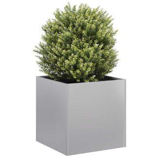 vidaXL Ζαρντινιέρα 40x40x40 εκ. από Γαλβανισμένο Ατσάλι