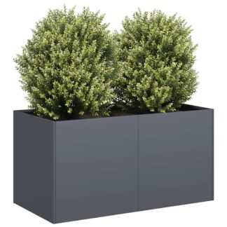 vidaXL Ζαρντινιέρα Ανθρακί 80x40x40 εκ. από Χάλυβα Ψυχρής Έλασης