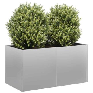 vidaXL Ζαρντινιέρα 80x40x40 εκ. από Γαλβανισμένο Ατσάλι