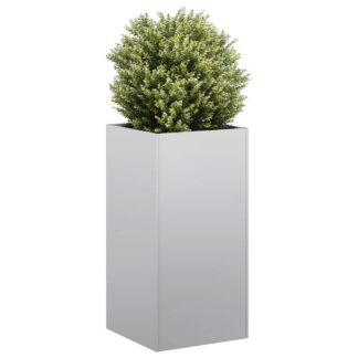 vidaXL Ζαρντινιέρα 40x40x80 εκ. από Γαλβανισμένο Ατσάλι