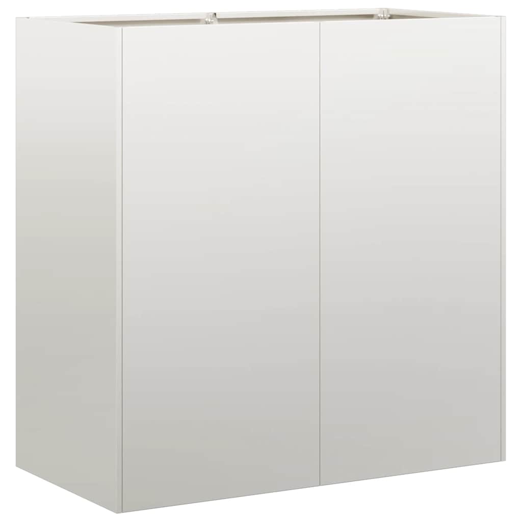vidaXL Ζαρντινιέρα 80x40x80 εκ. από Ανοξείδωτο Ατσάλι - Image 2