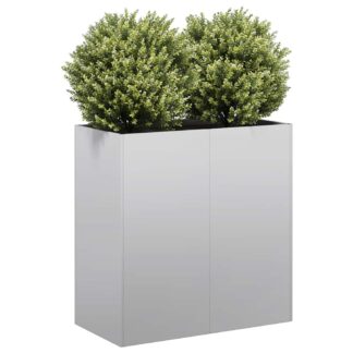 vidaXL Ζαρντινιέρα 80x40x80 εκ. από Γαλβανισμένο Ατσάλι
