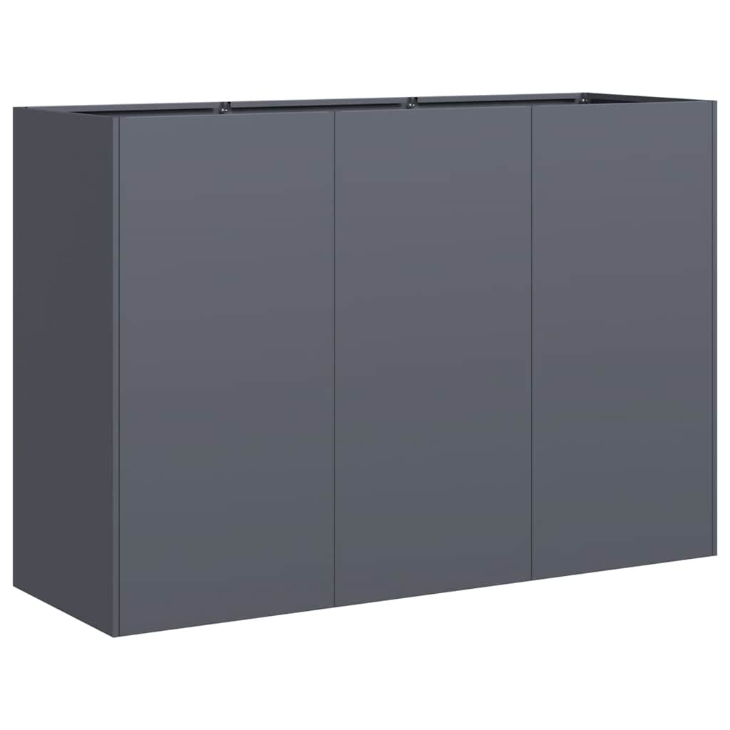 vidaXL Ζαρντινιέρα Ανθρακί 120x40x80 εκ. από Χάλυβα Ψυχρής Έλασης - Image 2