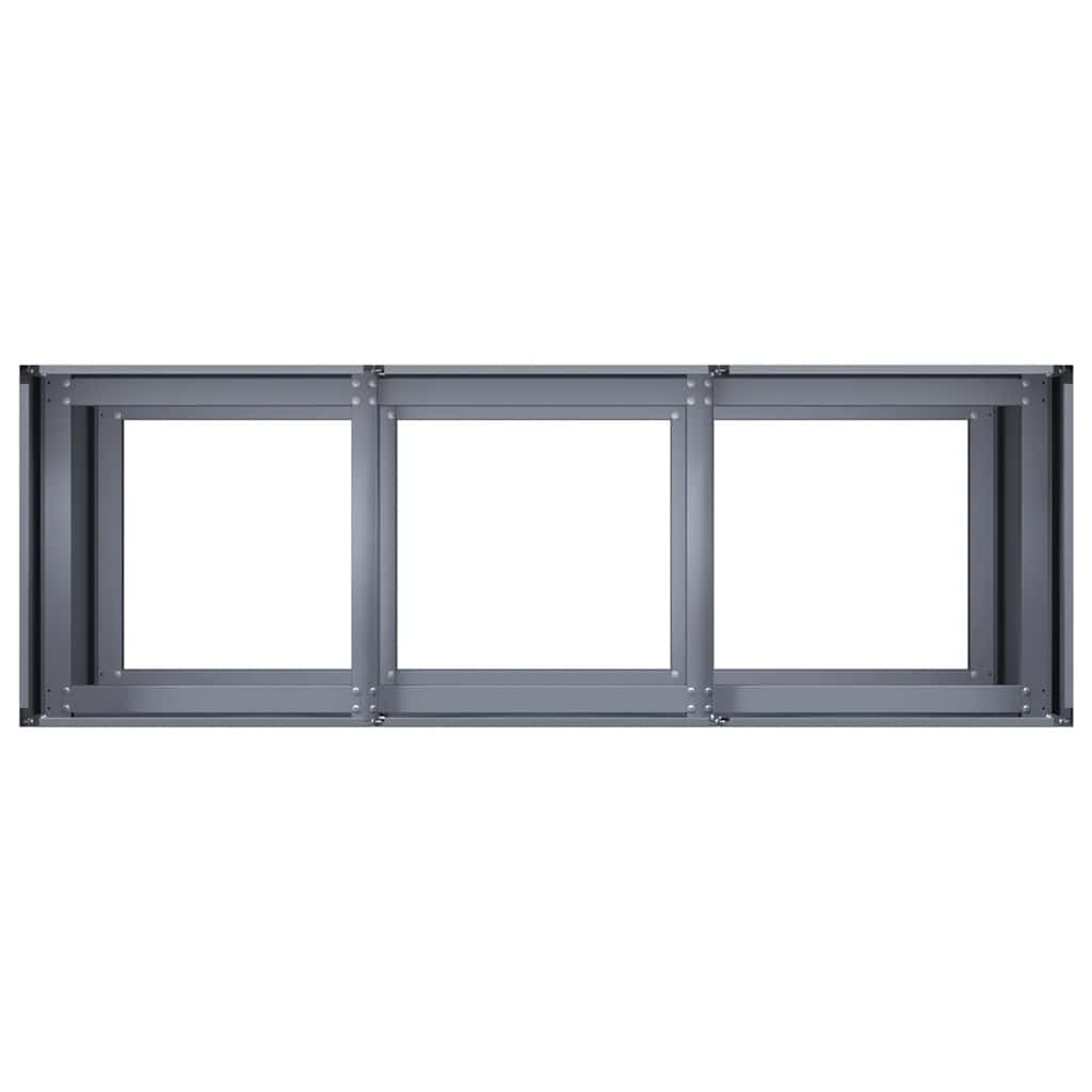 vidaXL Ζαρντινιέρα Ανθρακί 120x40x80 εκ. από Χάλυβα Ψυχρής Έλασης - Image 5