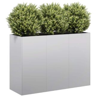 vidaXL Ζαρντινιέρα 120x40x80 εκ. από Γαλβανισμένο Ατσάλι