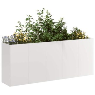 vidaXL Ζαρντινιέρα 200x40x80 εκ. από Ανοξείδωτο Ατσάλι