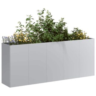 vidaXL Ζαρντινιέρα 200x40x80 εκ. από Γαλβανισμένο Ατσάλι