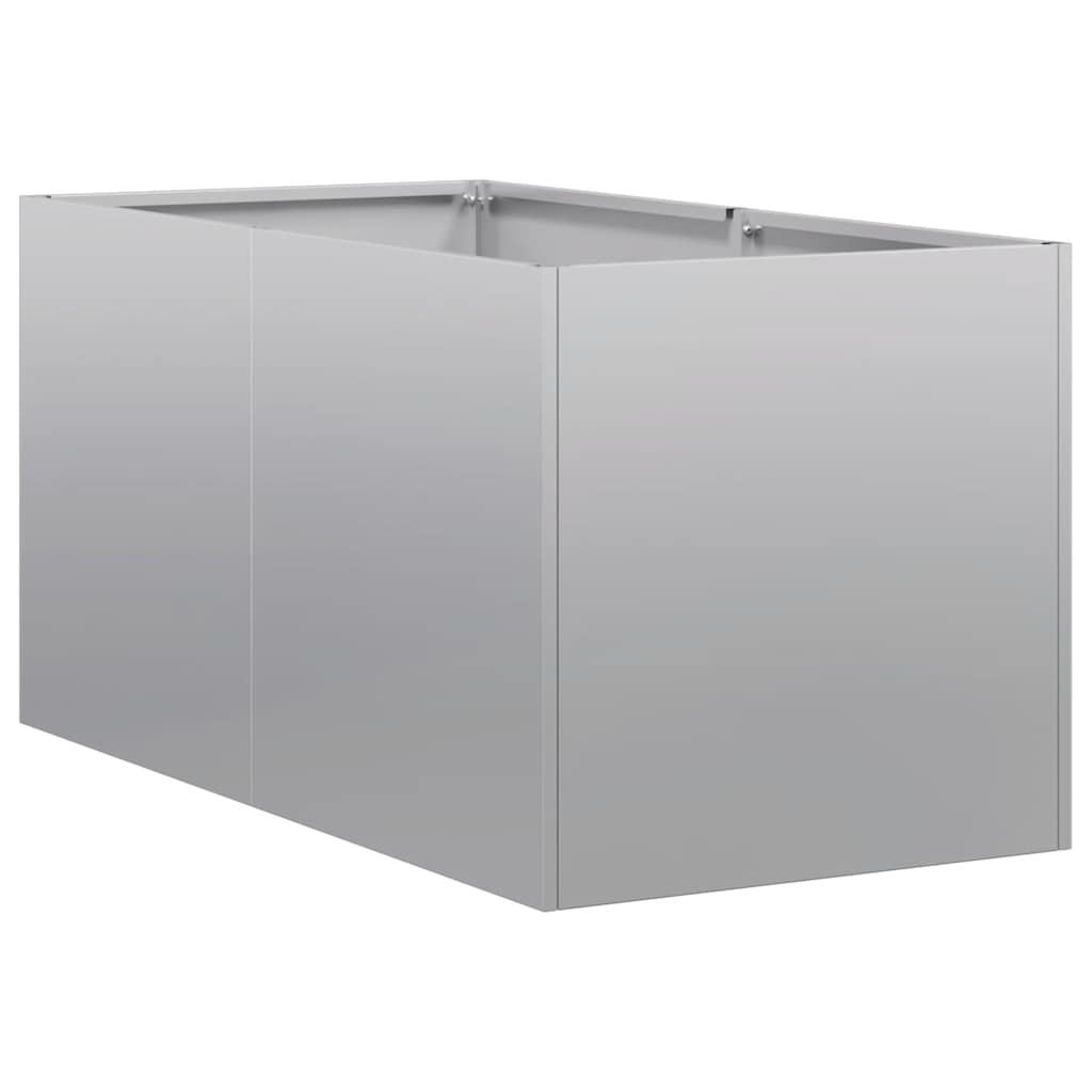 vidaXL Ζαρντινιέρα 40x80x40 εκ. από Γαλβανισμένο Ατσάλι - Image 2