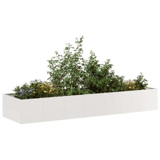 vidaXL Ζαρντινιέρα 280x80x40 εκ. από Ανοξείδωτο Ατσάλι