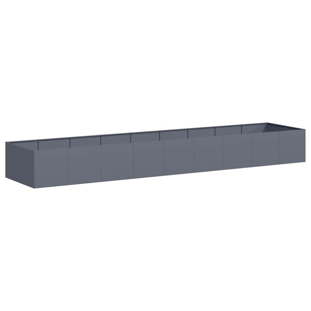 vidaXL Ζαρντινιέρα Ανθρακί 360x80x40 εκ. από Χάλυβα - Image 2