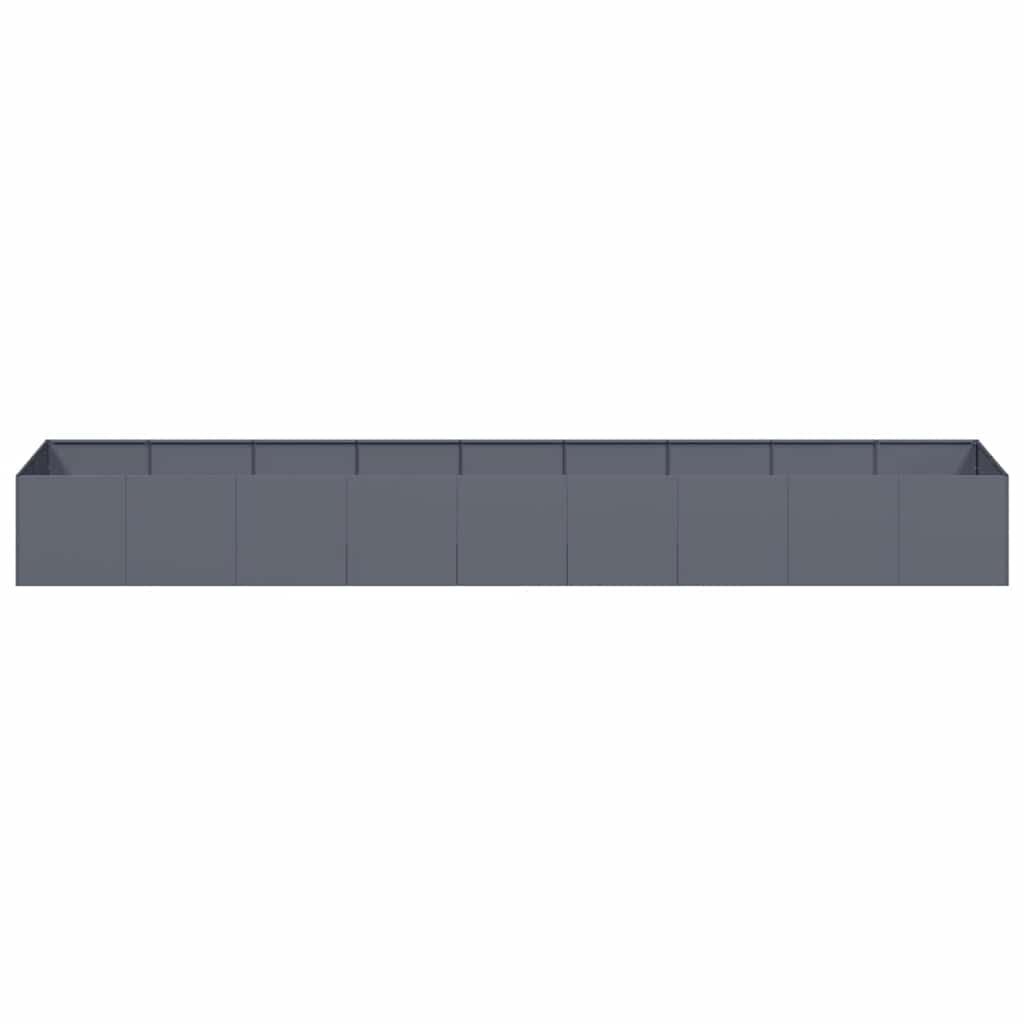 vidaXL Ζαρντινιέρα Ανθρακί 360x80x40 εκ. από Χάλυβα - Image 4