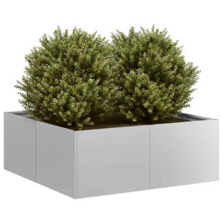 vidaXL Ζαρντινιέρα 80x80x30 εκ. από Γαλβανισμένο Ατσάλι