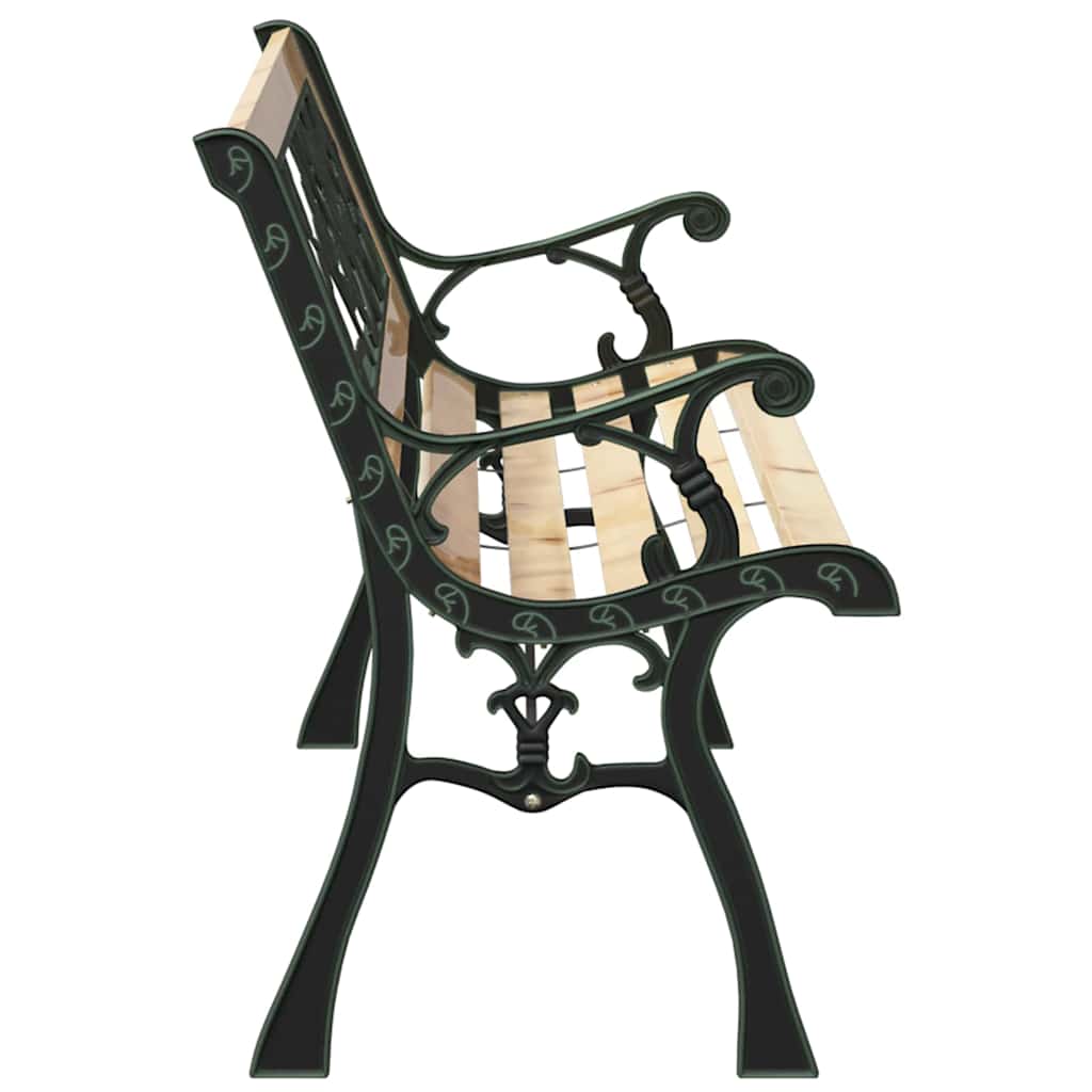 vidaXL Παγκάκι κήπου 2 -Seater 116 x 54 x 73 εκ. ξύλο Καφέ Ορθογώνιος - Image 5