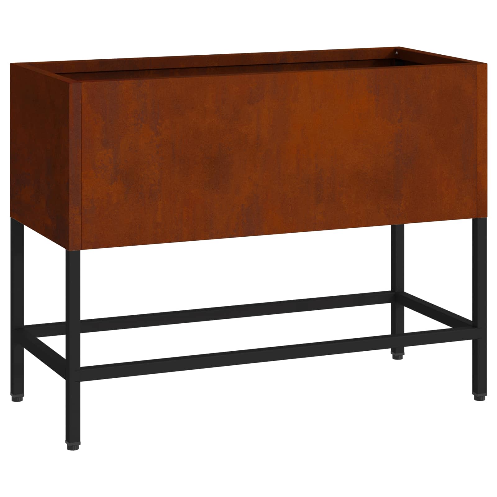 vidaXL Υψωμένη Γλάστρα Κήπου Σκ rusty 60 x 26 x 45 εκ - Image 2