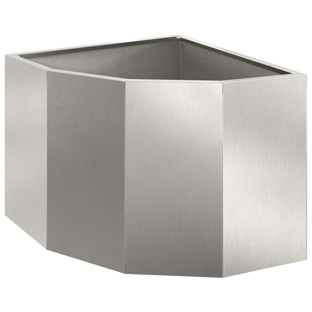 vidaXL Γωνιακό Ροδόδεντρο Ασημί 45 x 45 x 35 cm Ανοξείδωτο ατσάλι - Image 2