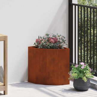 vidaXL Γωνιακό Ροδόδεντρο Σκ rusty 30 x 30 x 35 εκ