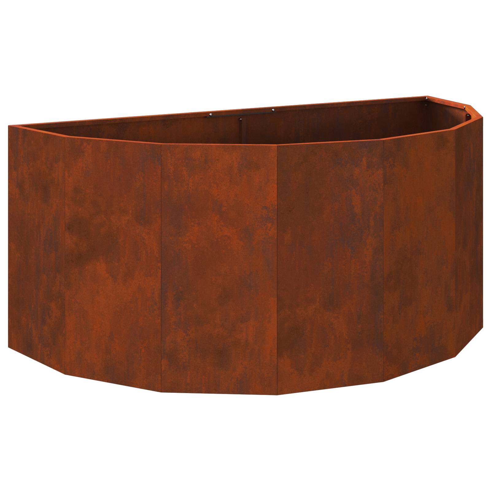 vidaXL Γλάστρα Σκ rusty 120 x 60 x 50 εκ. Ατσάλι Σκληρυθέν στον Αέρα - Image 2