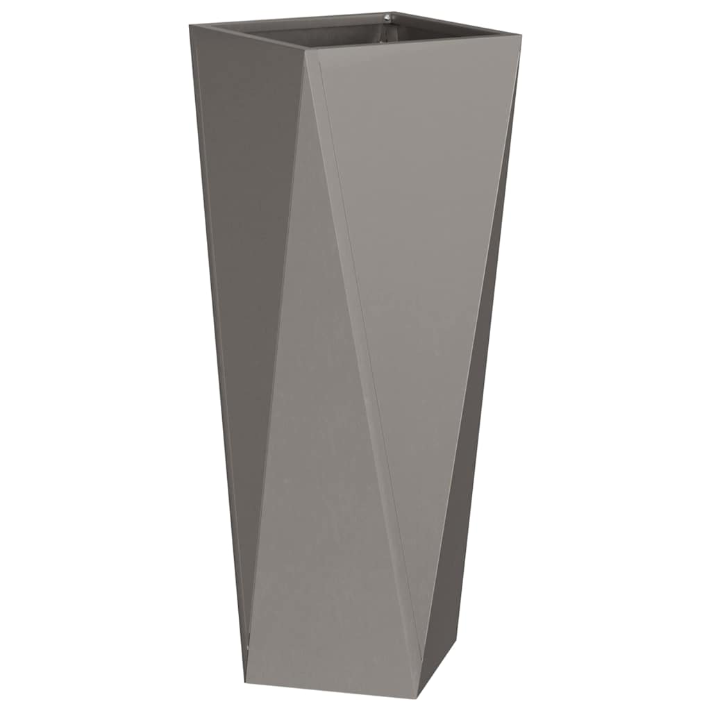 vidaXL Γλάστρα Σκ rusty 30 x 30 x 75 εκ Ατσάλι Σκληρυθέν στον Αέρα - Image 5