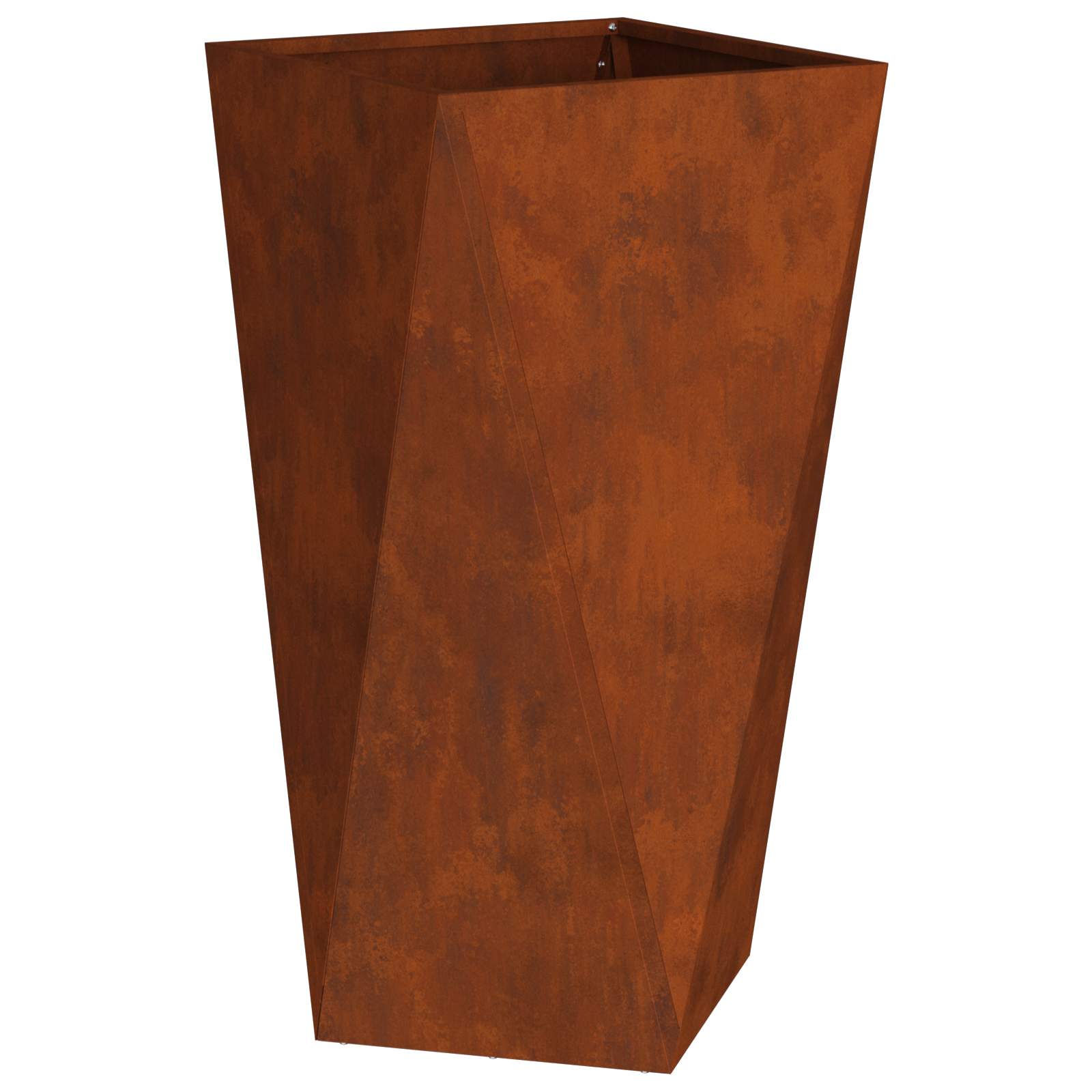 vidaXL Γλάστρα Σκ rusty 40 x 40 x 75 cm Ατσάλι Σκληρυθέν στον Αέρα - Image 2